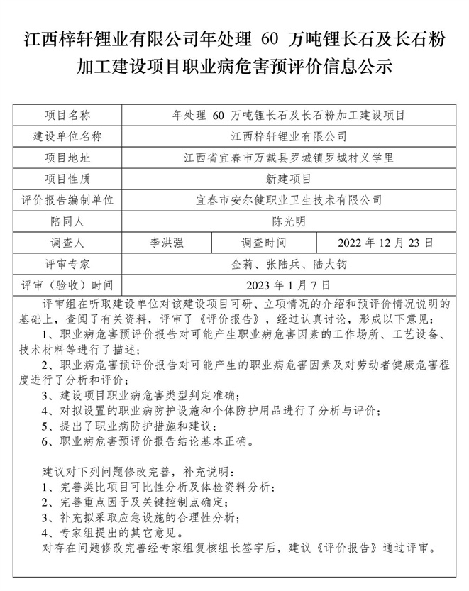 江西梓軒鋰業(yè)有限公司-年處理 60 萬噸鋰長石及長石粉加工建設(shè)項目-  職業(yè)病危害預(yù)評價信息公示.jpg